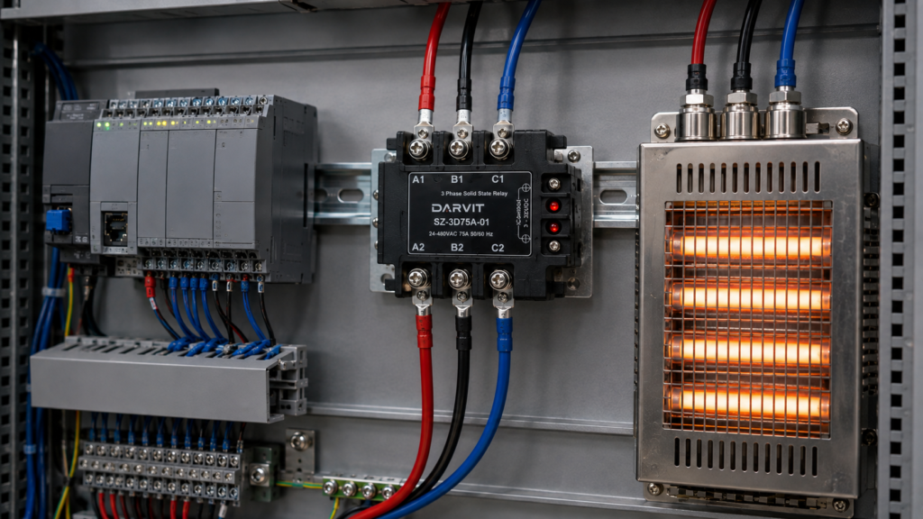 مدار کنترل هیتر AC با استفاده از رله SSR دارویت